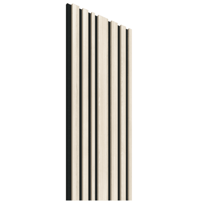 Akustinė lamelių sienelė, 265 x 30 cm, ash
