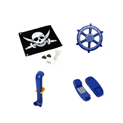 Žaislų rinkinys “Piratų laivas”, mėlynas