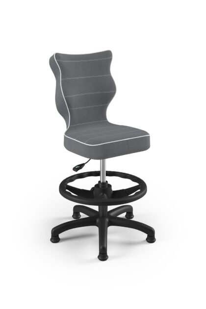 ergonoomiline-tugitool-petit-,,jasmine"-suurus-4-hall-must-triibuline