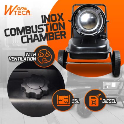 Diisel soojapuhur ratastega, 30 kW - Image 2