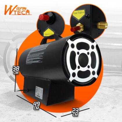 Tööstuslik soojapuhur gaasiga, 50 kW - Image 4