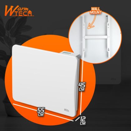 Keraamiline küttepaneel 1000 W, valge - Image 4