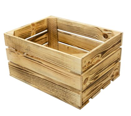 Puidust kast 40 x 30 x 21 cm, põletatud puit