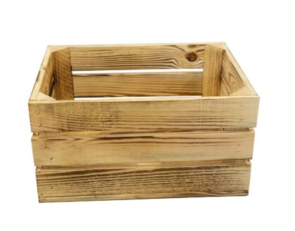 Puidust kast 40 x 30 x 21 cm, põletatud puit