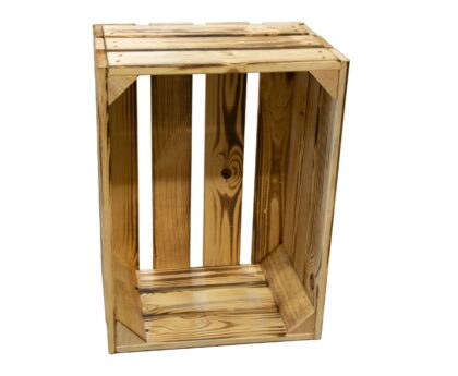 Puidust kast 40 x 30 x 21 cm, põletatud puit