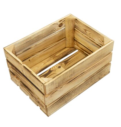 Puidust kast 40 x 30 x 21 cm, põletatud puit