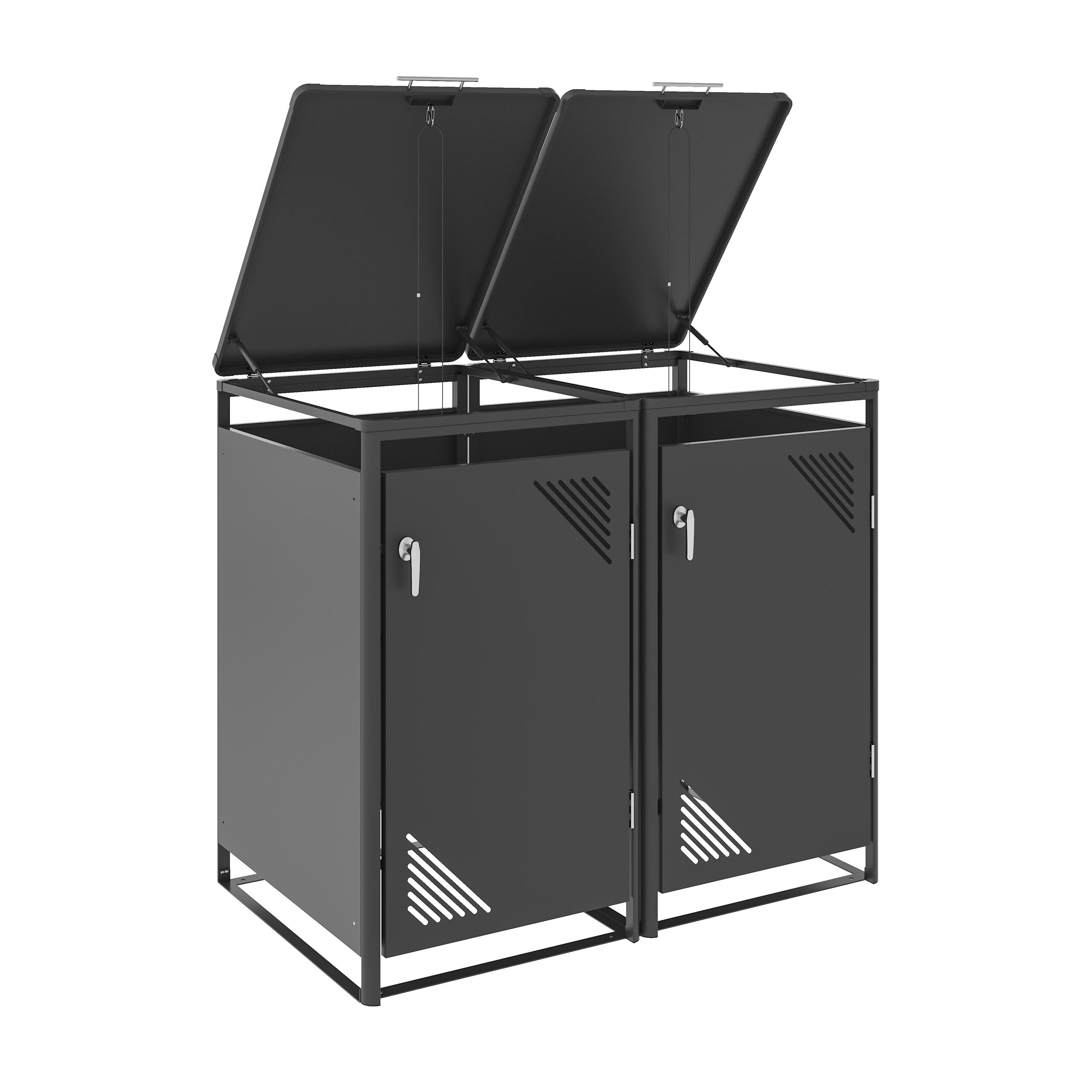 Metallist prügikastide kuur Metallist prügikastide kuur, kahekohaline, MBB03-1A, antratsiit