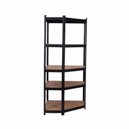 Laoriiul nurka 180x70x70x40 cm, 175 kg, must