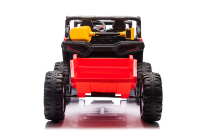 Laste elektriline bagi järelkäruga, punane - Image 5