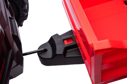 Laste elektriline bagi järelkäruga, punane - Image 7