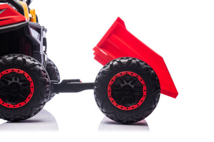 Laste elektriline bagi järelkäruga, punane - Image 8