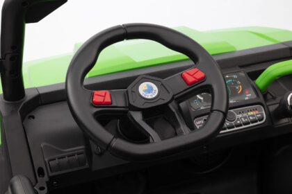 Laste elektriline bagi järelkäruga, roheline - Image 9