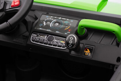 Laste elektriline bagi järelkäruga, roheline - Image 10