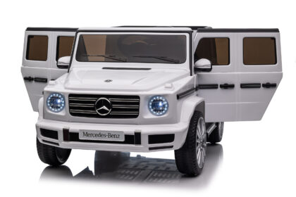 Laste elektriauto Mercedes G500, valge - Image 4